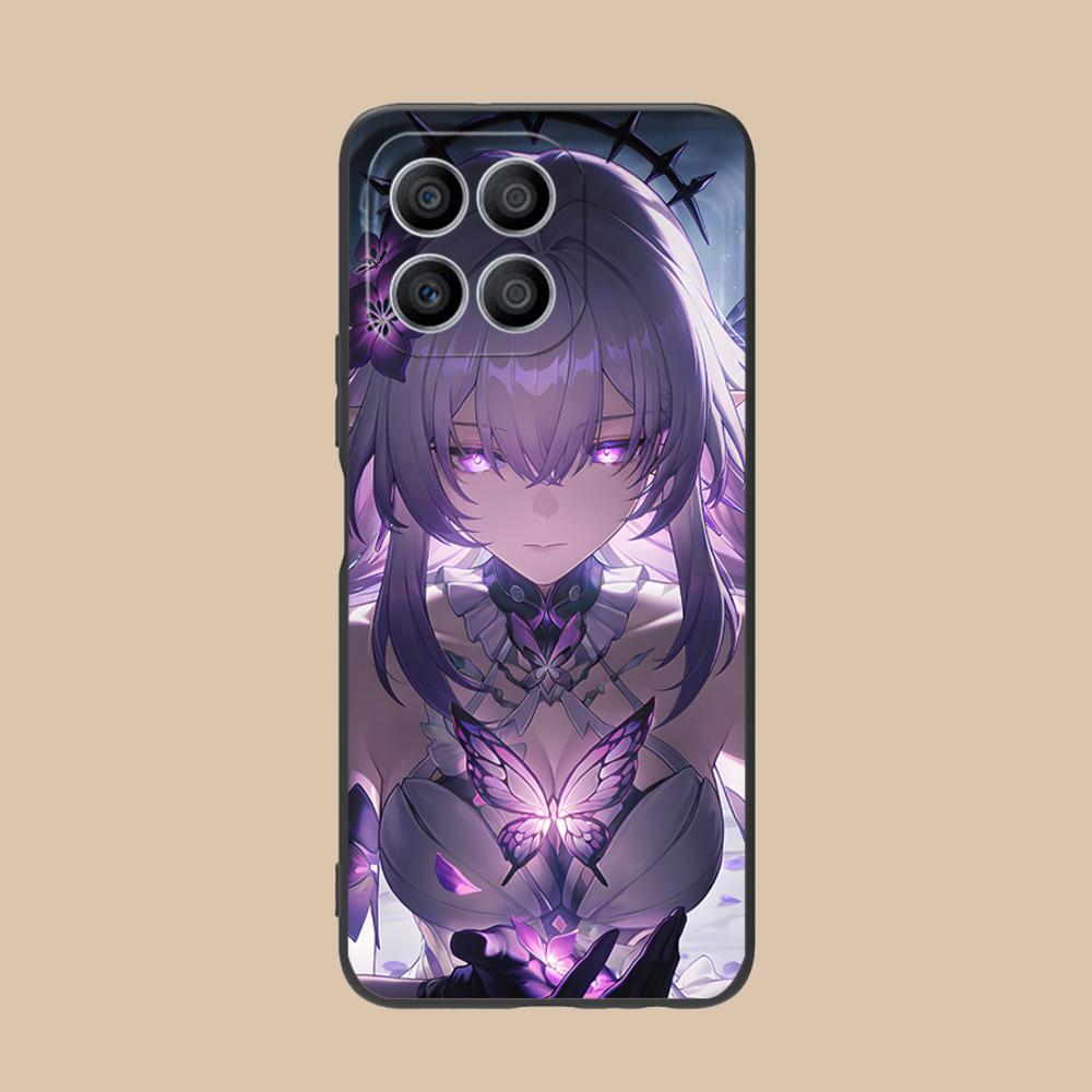 

HSR Castorice Matte TPU Mobile Phone Case for Honor 90 80 70 60 50 30 20 10 9 8 7 Pro S SE Lite 5G Colorful Printing Cover Honor 8