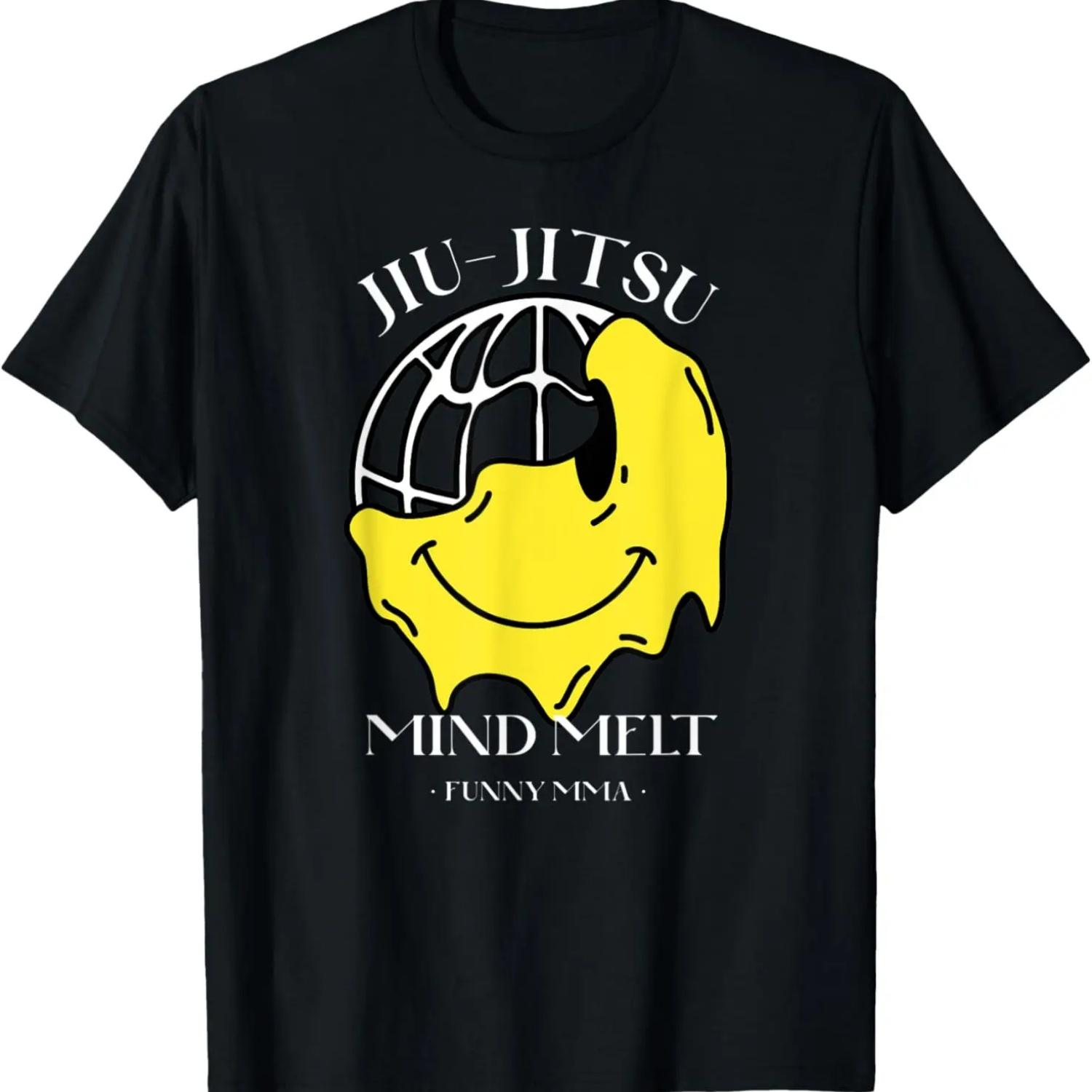 

Jiu-Jitsu Mind Melt, Smilely Face, Smile, MMA, Fight T-Shirt XXXXXL чорний