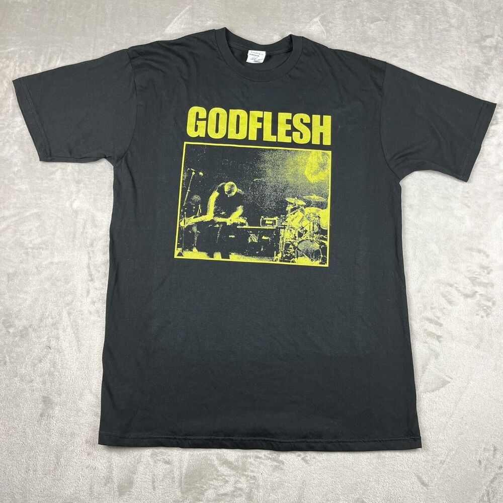 

Футболка унисекс Y2K Godflesh Slateman Industrial Metal Band Rock S