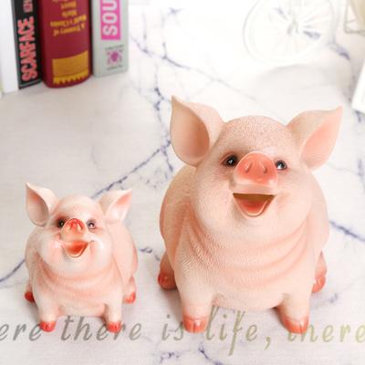 Piggy Bank Toys Cartoon Piggy Ornaments Zodiac Gifts Greedy Pig