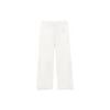 Fila Retro Color Block Logo Knitted Tennis Pants Women Pants Cloud-Mushroom-White F11W339605FWT