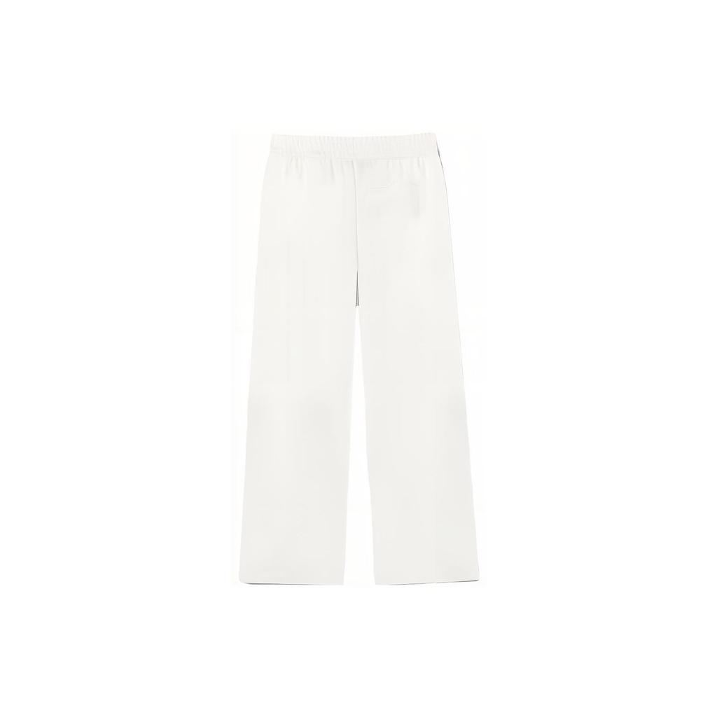 Fila Retro Color Block Logo Knitted Tennis Pants Women Pants Cloud-Mushroom-White F11W339605FWT