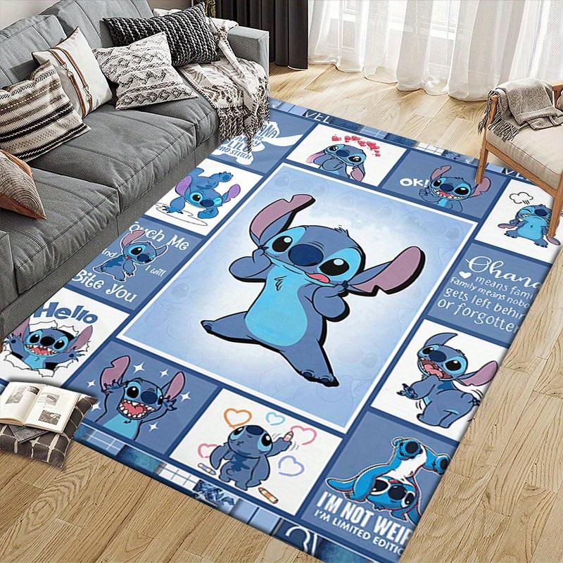 1 ks Kobercový kus Stitch, Obývací pokoj, Ložnice a Herní pokoj, Odolný, Odolný vůči skvrnám a Snadno čistitelný