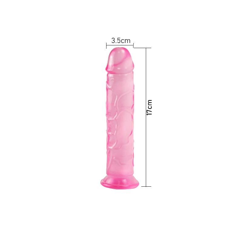 MoDi Realistisk Big Jelly Dildo Kvinner Erotiske analsexleketøy Gay Myk Klitoris Vaginal Onani Penis Sugekopp Big Pick