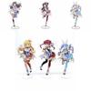 Hololive Vtuber Acrylic Stand Delightful Desktop Decor Showcasing Fubuki Okayu Ayame Subaru Matsuri