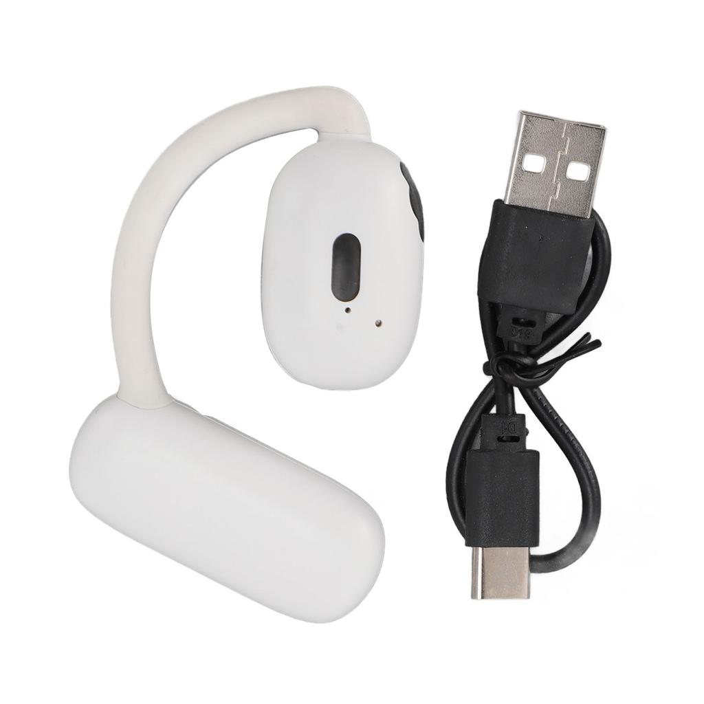 Open Sport Earphones V21 Fast Charging Stereo Sound Small TPU Bluetooth Ear Buds for Android White