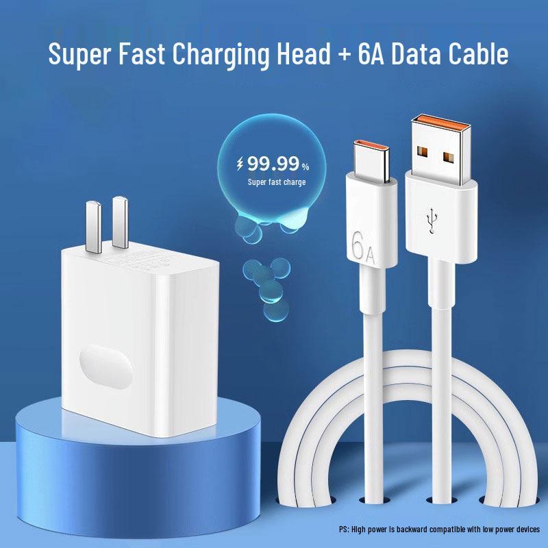 Ruiluo Type-C Fast Charging Cable for Huawei, Oppo, Honor, Vivo, Xiaomi (6A)