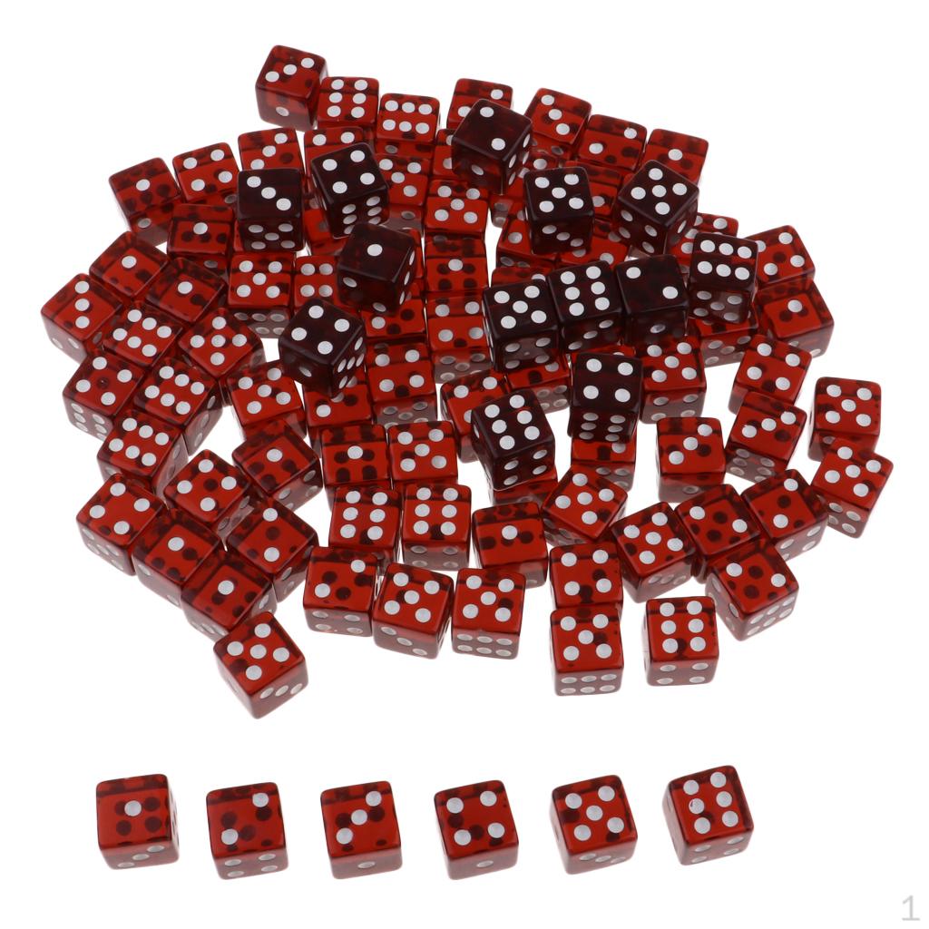 100 buc. Set D6 cu 6 fețe