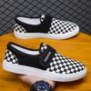 Fashion Canvas Men's Sneakers Black Lace Up Sping Shoes Classic Casual Vulcanized Shoes Size 47-48 Mens Spring Sport Shoes
