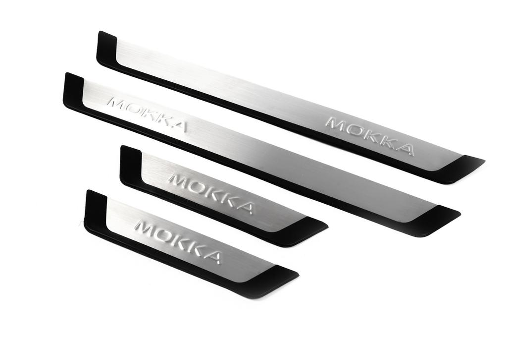 Door Sills OmsaLine (4 Pcs, Stainless Steel) for Opel Mokka 2012-2021