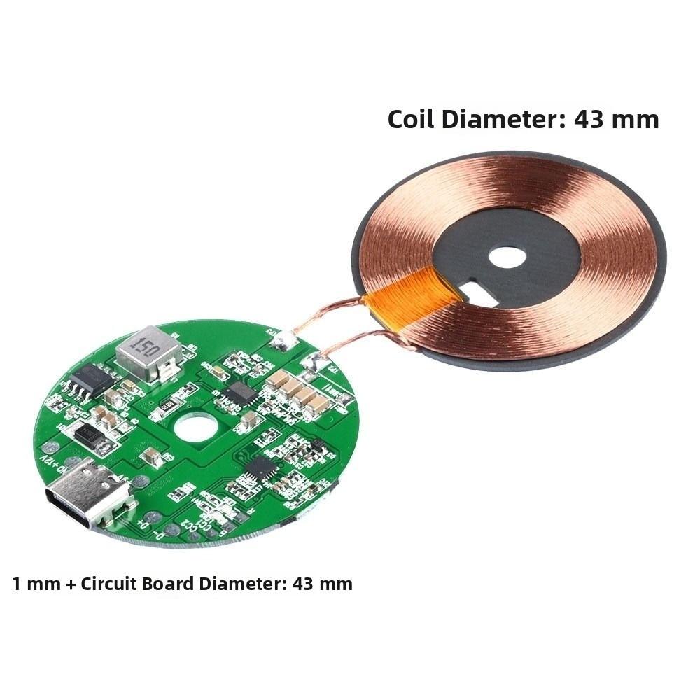 5W/10W/15W/20W Wireless Charger Transmitter Module Wireless Charger Module PCBA  Cell Phone Battery