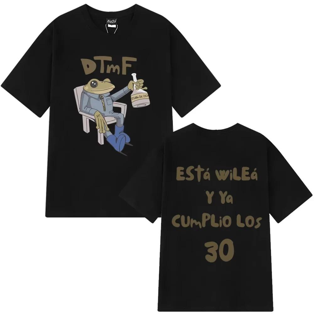 Custom Bad Bunny DTMF New Album TShirt Unisex Fashion Clothing Summer Cotton Casual TShirt Streetwear Top Tshirts