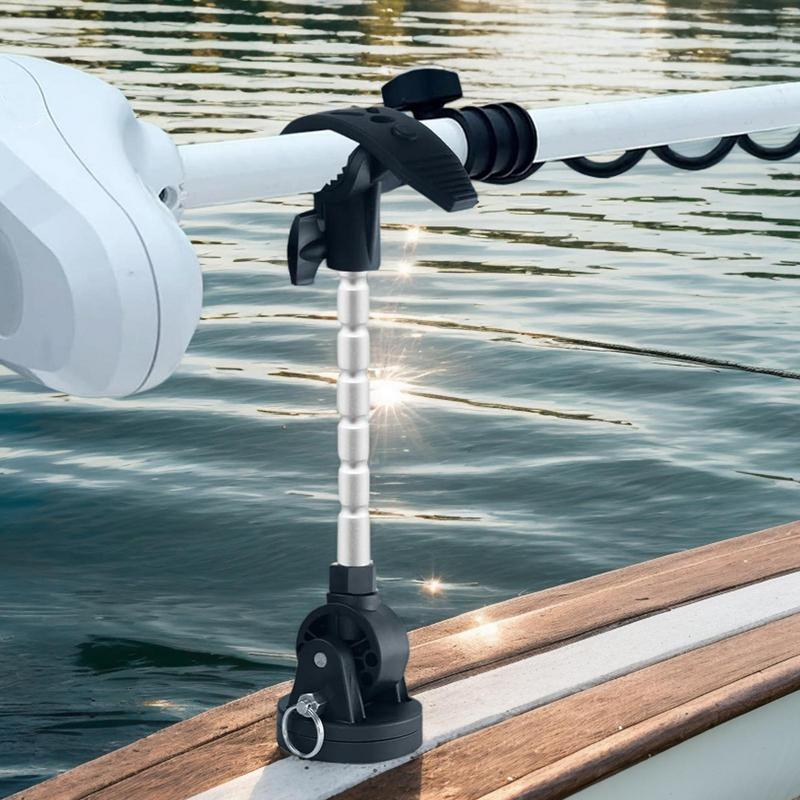 Suport Motor Trolling Suport Motor Trolling Pentru Barcă Suport Barcă Reglabil la 180 de Grade Pentru Utilizare pe Apă, în RV, Caiac