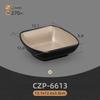 Commercial Melamine Two-Color Drop-Resistant Teacup and Imitation Porcelain Dish Set for Hot Pot Cuisine with Compartments.