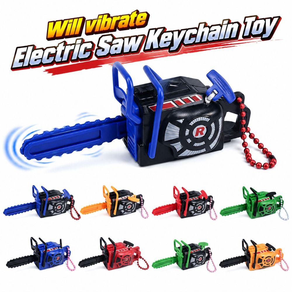 Plastic Power Saw Bag Pendant Pull Rope Logging Saw Toy  Gift Toy Key Decor