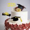 2025 Graduation Cupcake Toppers, 24Pcs Food/Appetizer Picks For Graduation Party Mini Cake Decorations, Diploma, 2025, Grad Cap