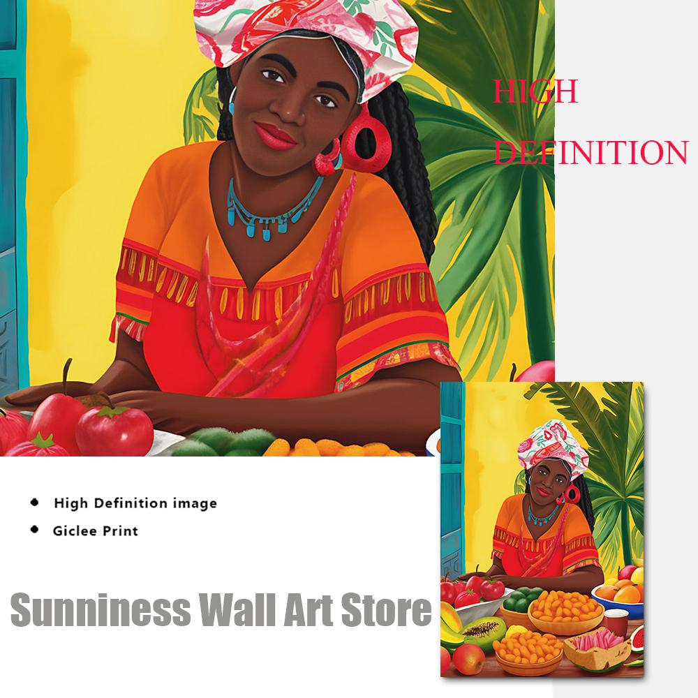 South America Colombia Travel Posters Street of Cartagena De Indias Landscape Prints Canvas Painting Wall Art for Living Room