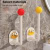 4Pcs Self Adhesive Wall Hooks Strong Load-bearing Creative Shape Easy To Install Punch Free Wall Mounted Clothes Key Towel Hangers
