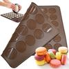 30 Hole Macaron Pastry Non-stick Silicone Pad Baking  Mat DIY Mold Cake Dessert Tool Oven Bakeware