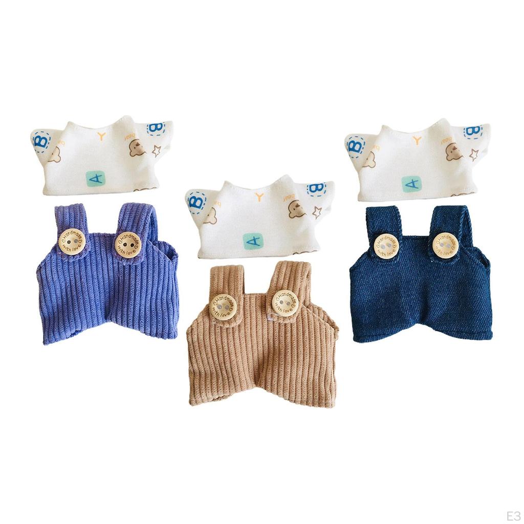 6-Zoll-Puppenbekleidungsset für , Anziehoptionen Mädchen Alter 5-10