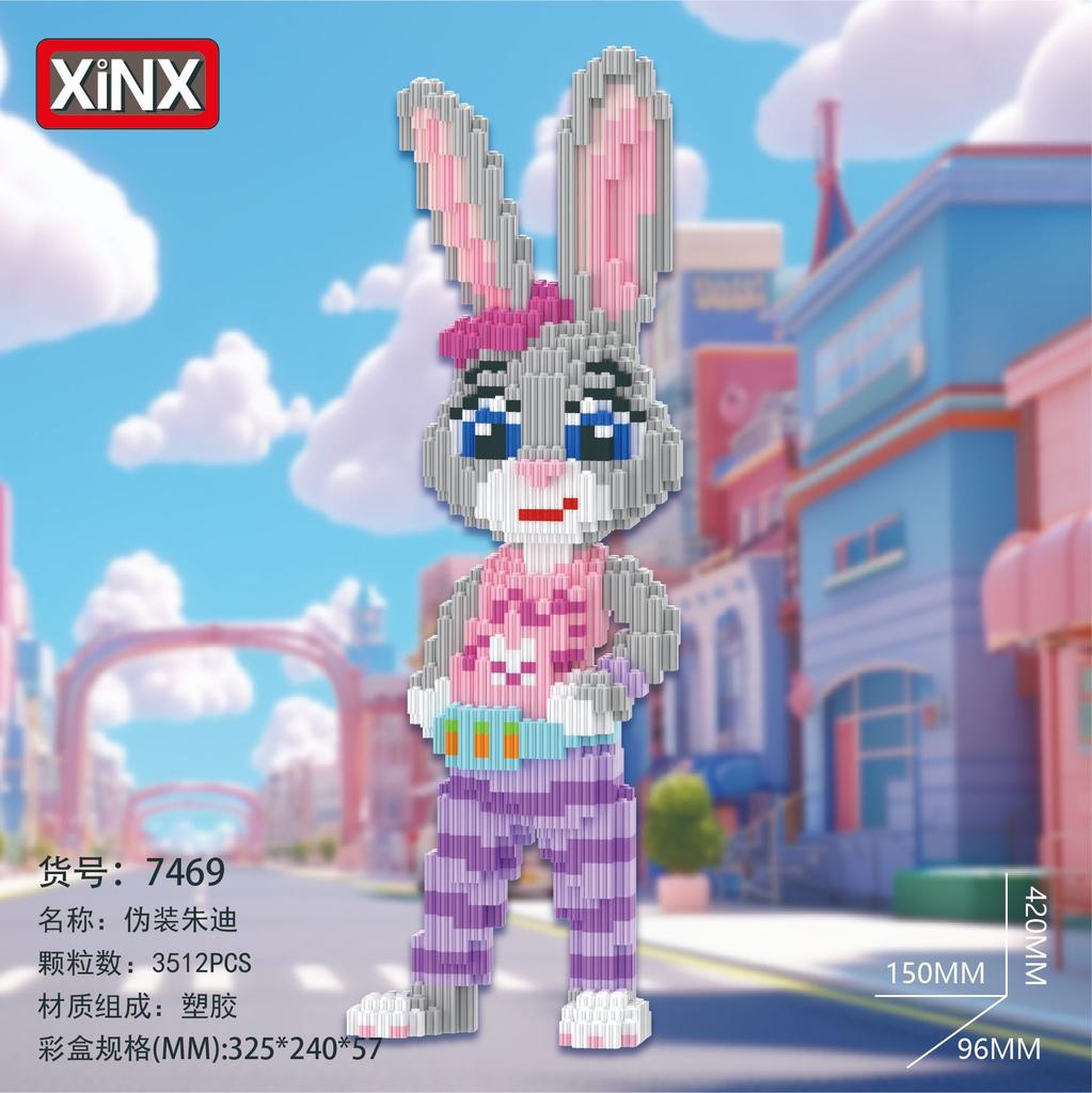 Disney Zootopia Building Blocks Nick Judy Model Benjamin Sloth Bricks Cartoon Movie Figure Toys For Kids Christmas Gift