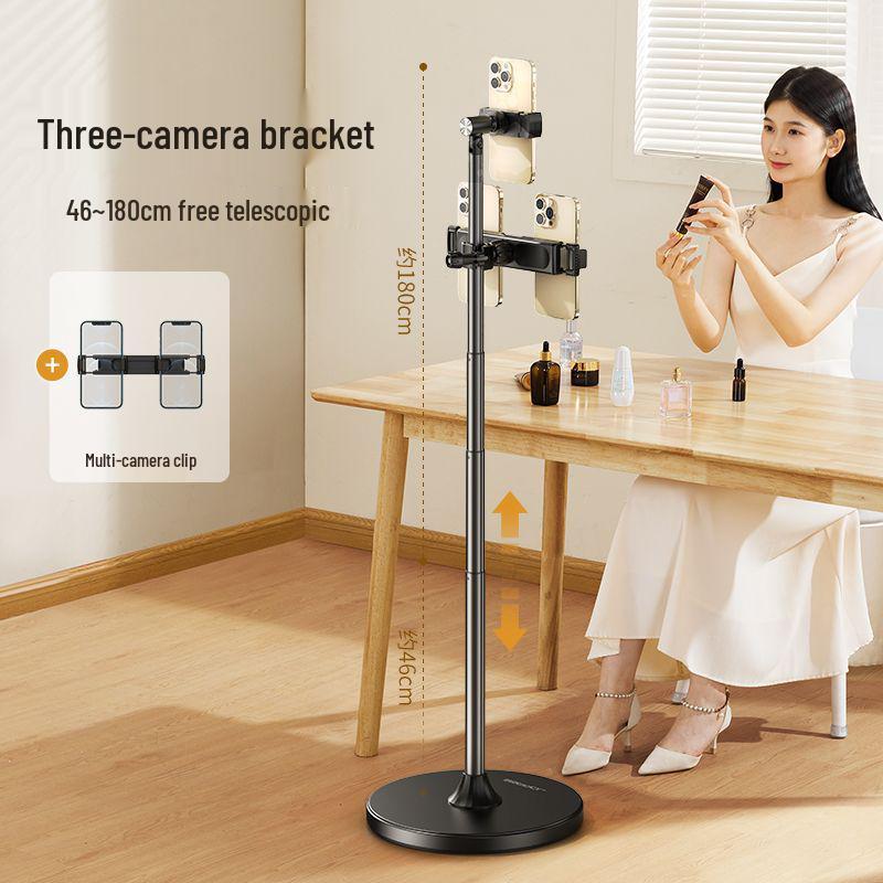 Universal Multi-Functional Tripod Stand for Mobile Phones - Desktop & Floor Use