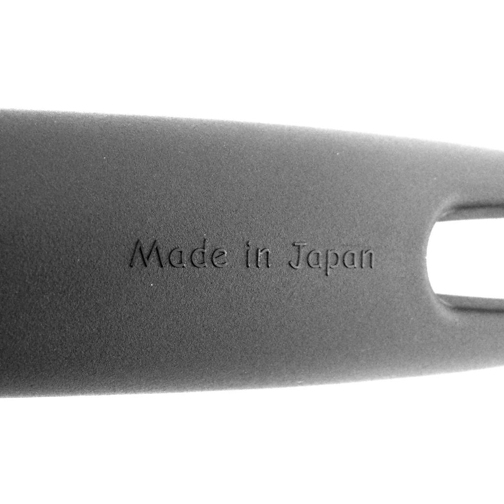 Nagao Tsubame-Sanjo Mini Kitchen Tool Set (4 Pieces) Spatula, Ladle, Tongs, and Spatula, Black, Made In Japan