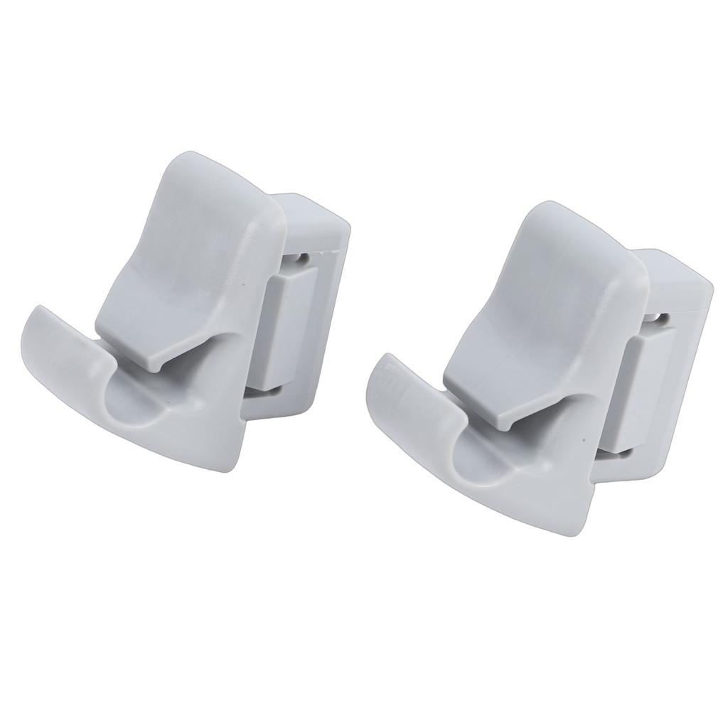 2pcs Grey Sun Visor Retainer Clip Holder MR654343 Sun Visor Hook Clip Bracket Replacement For Mitsubishi Lancer 2006-2017