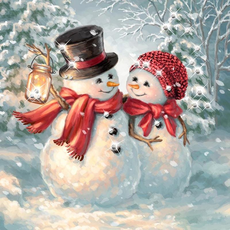 DIY Santa Claus 5D Diamond Painting Full Round Drill Christmas Gift Diamond Embroidery Cross Stitch Mosaic Kits Art Home Decor