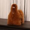 INJOI Alpaca Plush Toy, Fluffy and Cute, Handmade with Rare Natural Alpaca Fur, Perfect for Anniversaries and Special Occasions, As a Gift (30cm,