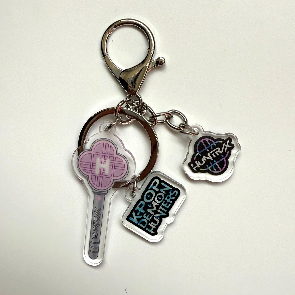 KPop Demon Hunters: Huntrix Pendant Keychain - SAJA BOYS Accessory