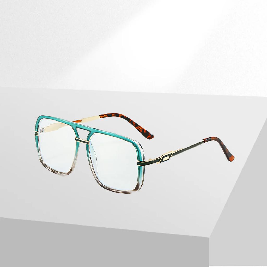 Trending Blue Light Blocking Gaming Glasses Matte Black Anti Ray Eyewear for Men Women Transparent Fashion