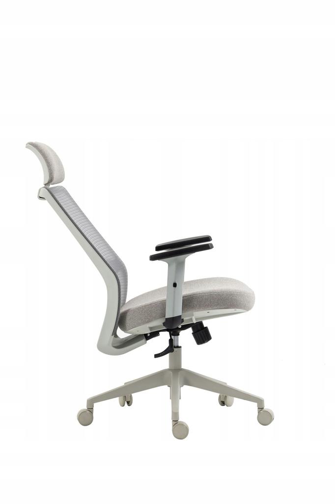 Furnitex ergonomic gray mesh office chair with height adjustment