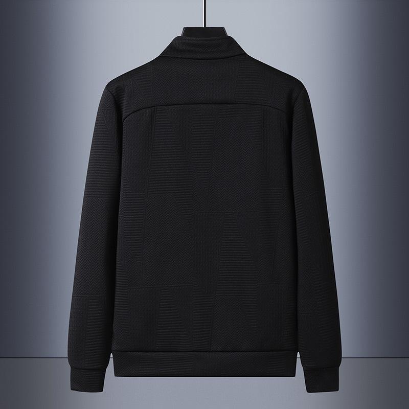 Jacket Men's Spring and Autumn Korean Style Casual Men's Top Versatile and Comfortable Stand Collar Baseball Jacket Large Size