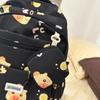 Cartoon Print Student Schoolbag Women's Backpack Large Capacity Backpack