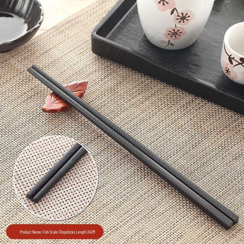 QianXing Melamine Alloy Non-slip Chopsticks