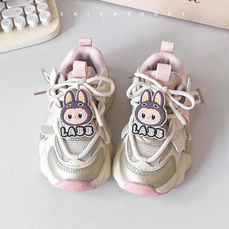 Classmate Girl Autumn 2025 New Rabub Children's Sports Shoes Little Girl Fashion Explosion New Fashion