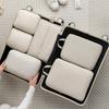 6-piece/1set Compressed Packaging Cube - Durable, Easy To Clean, Lightweight Travel Storage Bag for Luggage and Clothing , Travel Storage Bag