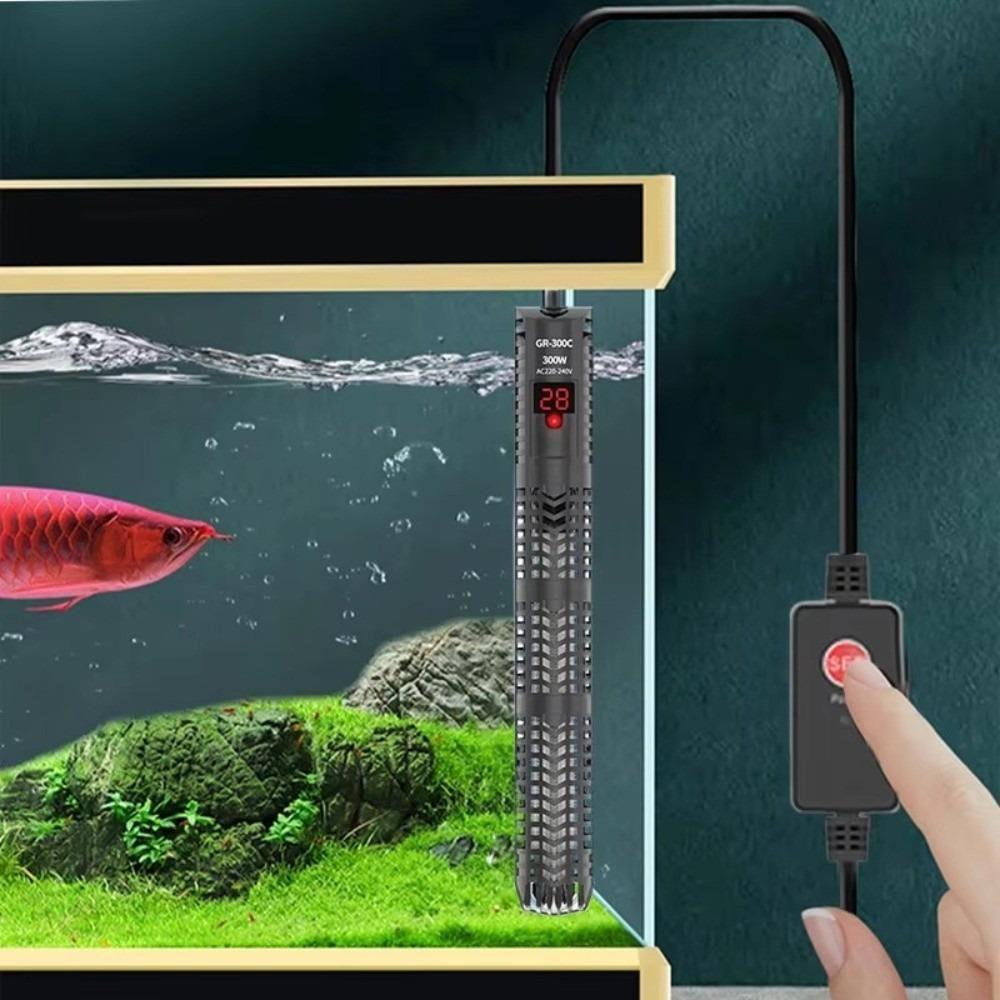 Nastavitelná teplota Ohřívač akvária LCD displej Topná tyč Nádrže na vodu