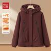 Hodo Women's Plush Lined Hooded Padded Parka Jacket