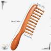 [Wooden Hair Comb] Wooden Wide-Tooth Hair Comb | Scalp Massaging & Detangling, Healthy Hair Care with Smooth Polished Finish, Minimalist Design