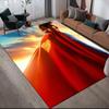 Superman Cape Anti-Slip Rug, Rectangular Carpet for Game Room & Entertainment Space