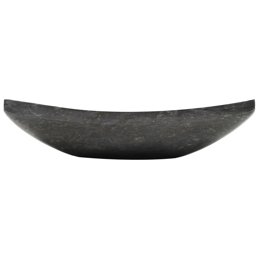Wash Basin 50 X 35 X 12 Cm Marble Black