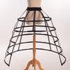 Hollow Petticoat Underskirt Ruffled Crinoline Skirt Bird Cage Boned Skirt Support Petticoat Girls Cosplay
