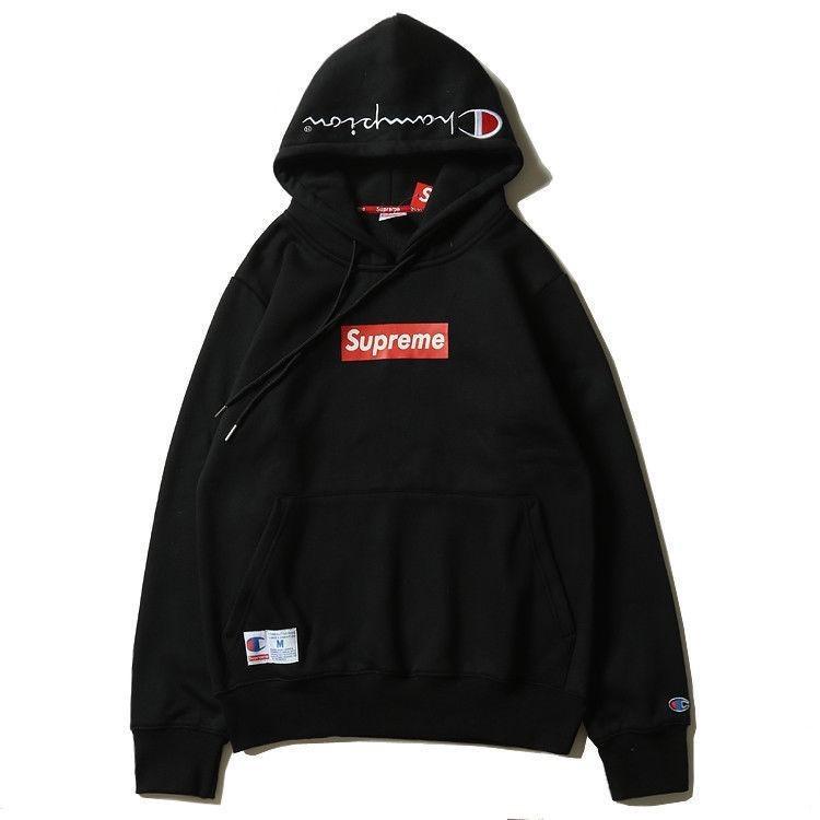 Moletom Novo Supreme Classic Box Logo Jumper Champion Moletom Bordado