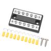 DC 12V‑48V 100A 5 Way Dual Row Fuse Block Power Distribution Block for Cars RVs Boats Yachts Power Systems