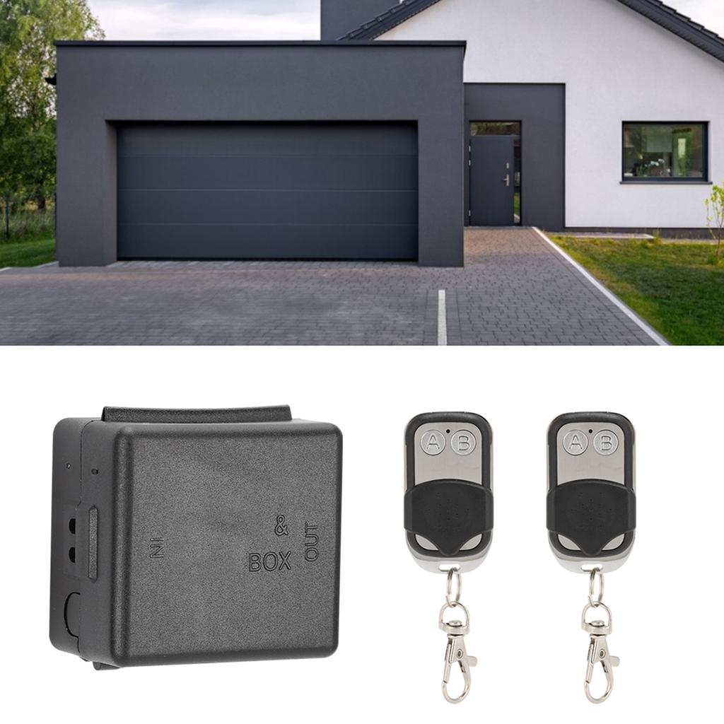 12V Single Channel Remote Control Switch Transmitter Receiver Set 2 Button Learning Code