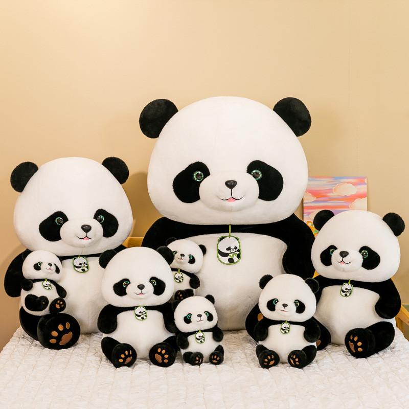 Panda Plush Fun Toy Cute Cartoon Zoo Souvenir Girl Kids Playful Keepsake Gift