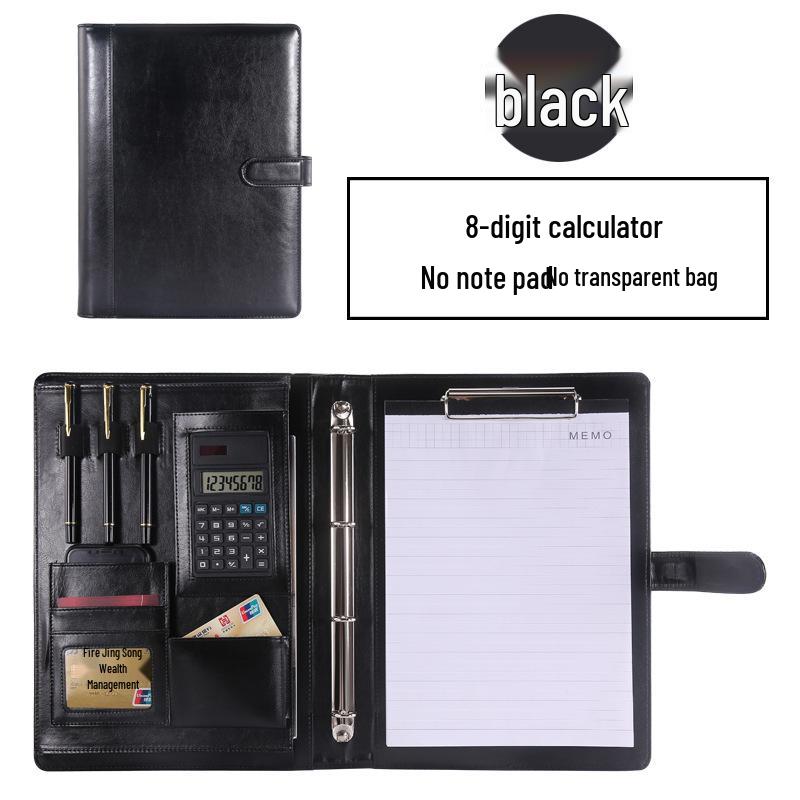 Manufacturer A4 Manager Zippered Business Ring Binder & Clipboard