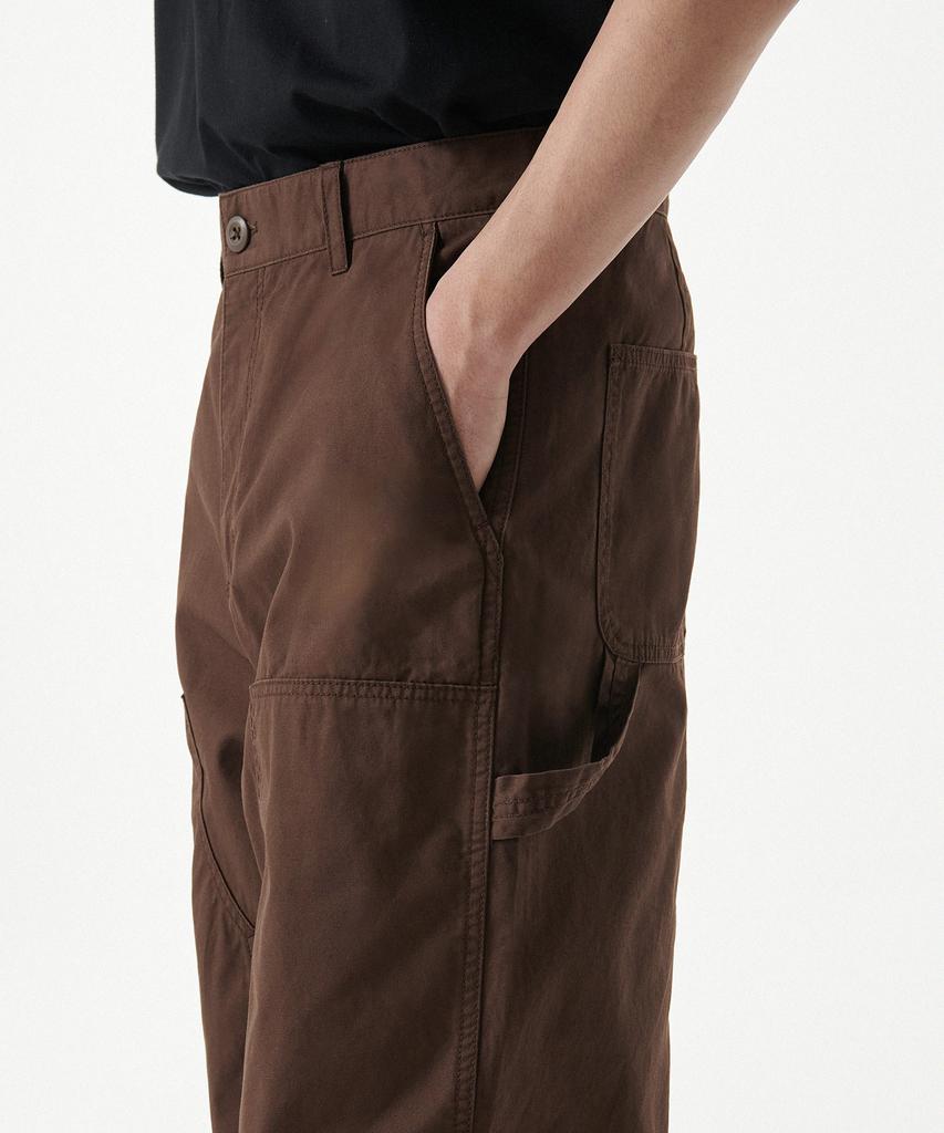 Musinsa Standard Double Knee Carpenter Pants [Baroque Brown]